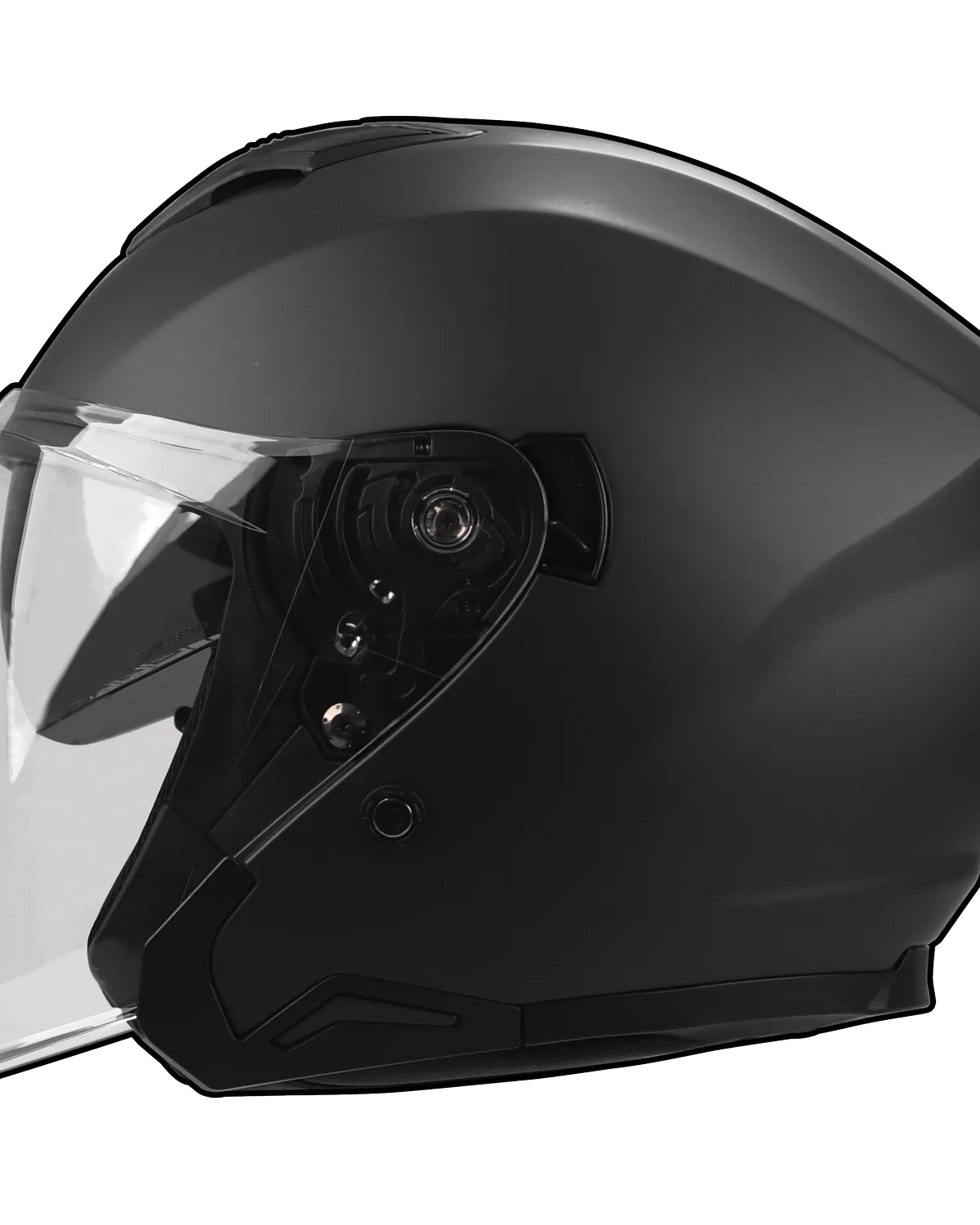 CASQUE BULLE VISIERE NOIR MAT